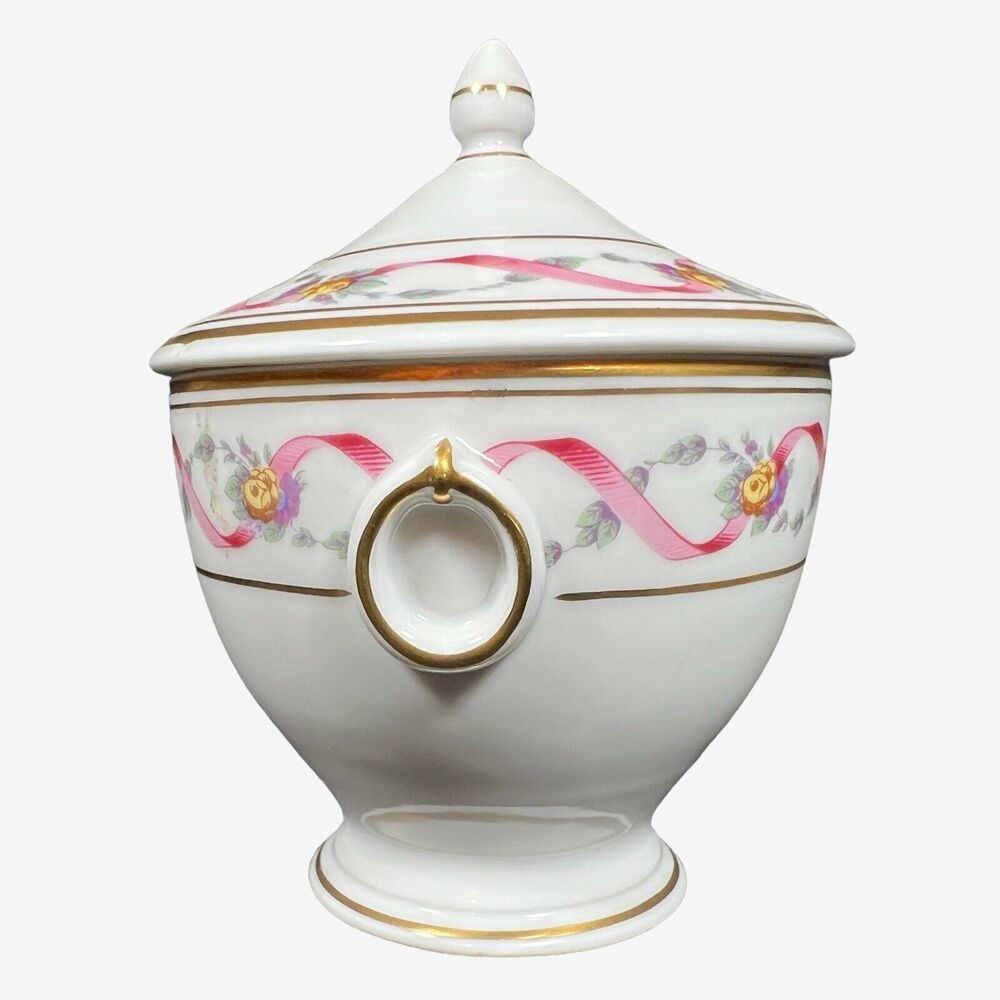 Richard Ginori Rapallo sugar bowl w/lid mini urn